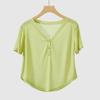 Ropa de Práctica de Danza Moderna Blusa Holgada Transpirable Ropa de Yoga Danza Folclórica Verano Ropa de Gimnasia Chaqueta Una Pieza Venta al por Mayor
