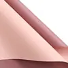 Jiemei Venta al por mayor personalizada Floristería Materiales de empaque floral Papel de flor de papel estilo europeo de dos colores Papel de regalo para ramo de flores frescas