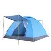 Tienda de Campaña de Apertura Rápida Totalmente Automática Suministros para Exteriores Camping 4 Personas Dobles Viajes de Campo Viajes Parque Protección Solar y Protección contra la Lluvia