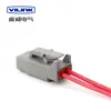Conector de coche Dechi de 2/3/4/6/8/12 pines serie DTM arnés de cableado conector impermeable enchufe macho y hembra