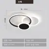 Lâmpada de sala de estar moderna simples para uso doméstico sala de estar quarto sala de jantar nórdica criativa distinta atmosférica retangular lâmpadas