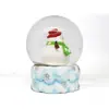 Bola de Cristal Luminosa Feita Sob Medida Novo Produto Transfronteiriço Enfeites de Natal Mesa Boneco de Neve Artesanato em Resina Produtos Domésticos Transfronteiriços
