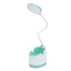 Porta-canetas LED criativo luminária de mesa proteção ocular mesa faculdade dormitório carregamento aprendizado quarto escrita leitura luminária de cabeceira