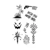 Pegatinas de Tatuaje Herbales Pequeñas Combinadas en Varios Estilos para Hombres y Mujeres, Tatuajes Tradicionales de Moda de Gama Alta, Impermeables, Resistentes al Sudor y de Larga Duración