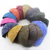 Gorras Retro para Hombre Gorra de Béisbol Lavada y Desgastada Lona Color Sólido Visera Protector Solar Gorra Casual para Hombres y Mujeres Moderna