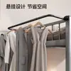 Estante retráctil para ropa de noche de dormitorio, tendedero pequeño, estante para colgar ropa y sombreros en el balcón del hogar, cabecera de cama para estudiantes