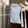 Ropa de Protección Solar, Chaqueta Ajustada para Mujer, Top de Yoga, Estilo Deportivo de Verano Corto, Nuevo Estilo, Ropa de Protección Solar para Mujer