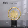 Decoração de Bola de Cristal de Metal Galvanizado de Luxo Nórdico para Armário de Vinho, Decoração de Casa, Artesanato para Hall de Entrada de Inauguração de Casa, Estilo de Ferro Forjado
