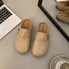 2026 Plataforma Birkenstock Cuero Mules de Espalda Abierta Mujer Exterior Perezoso Slip-On Primavera Verano Mules Sandalias