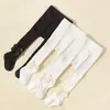Meia-calça de Bebê com Laço Primavera e Outono Transfronteiriça, Leggings de Algodão Elástico com Fundo Grande para Bebês, Em Conformidade com a CPSIA