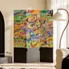 Divisória de Tela Usada para Fundo de Sofá na Sala de Estar, Escritório, Quarto, Sala de Casa, Dobrável, Móvel, Nova Decoração Estilo Chinês