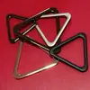 Hebilla Gancho para Llaves de Aleación de Zinc Hebilla de Equipaje Suministro Directo de Fábrica Hebilla Triángulo Plano de Doble Cara Accesorios de Ferretería para Equipaje Ropa