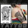 Pegatinas de Tatuaje Herbal Serie Shenlong Dominante Personalizadas Cubre Cicatrices Impermeables de Larga Duración Pegatinas de Tatuaje Geniales de Nicho para Hombres y Mujeres