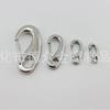 Manilha Oval de Aço Inoxidável 304 com Mola Oval Fivela de Gancho Rápido para Cabo de Aço Fivela de Parafuso 30-100mm