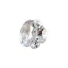 Pedras Strass Brilhantes de Zircônia K9 para Nail Art (Sem Base), Acessórios Brancos de Luxo Acabados para Unhas Ovais e Retangulares