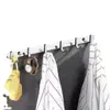 Gancho de Acero Inoxidable 304 Sin Taladro Perchero de Pared para Cocina Baño Gancho de una Fila Adhesivo Fuerte Perchero para Ropa