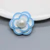 Dai Yi accesorios de resina de flor pequeña de Camelia de doble capa con goteo de aceite transfronterizo accesorios para el pelo hebilla de zapato agujero para carcasa de teléfono móvil