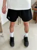 Novos Shorts de Verão Estilo Americano para Homens, Design de Marca de Moda de Hong Kong, Shorts Esportivos Casuais Soltos de Cinco Pontos de Nicho para Homens, Transfronteiriço