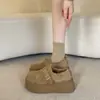 Zapatos Birkenstock de Suela Gruesa Bordados con Fuegos Artificiales para Mujer 2026 Nuevo Estilo Estilo Británico Retro Zapatos Casuales Mocasines sin Cordones Zapatos Individuales