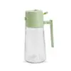 Botella pulverizadora de aceite para cocina para uso doméstico, doble propósito para rociar y verter, adecuada para freidoras de aire, aceite de oliva, aceite de cocina, barbacoa, botella pulverizadora de aceite atomizado