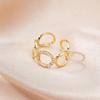Estilo Coreano Nuevo Simple Fashionistas Anillo de Dedo de Círculo Exagerado Anillo Fresco y Dulce Anillo para Articulación Accesorios