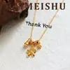 Nuevo Elegante y Exquisito Collar con Colgante Cepillado Mate "Hazte Rico Rápido", Cadena Versátil de Lujo Ligero para la Clavícula para Mujeres