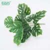 Plantas Verdes Artificiales Paisajismo Plantas Falsas Plantas en Maceta Hoja de Tortuga Árbol del Dinero Palma del Viajero Palma Areca Planta Potos Arreglo Floral de Pared