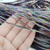 Cuerdas de Cabello Trenzadas de Colores, Bandas para el Cabello de Rastas de Siete Colores, Accesorios para el Cabello de Niños, Cuerdas para el Cabello de Rastas, Cintas Doradas
