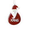 Adornos Navideños de Resina Transfronterizos para Personas Mayores, Muñeco de Nieve, Reno, Decoraciones Colgantes para Árbol de Navidad, Decoración Festiva en Stock