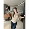 Suéter tejido holgado para mujer 2026 nuevo otoño/invierno manga murciélago top estilo coreano diseño único y hermoso suéter casual