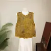 Zhi LiNovo colete jacquard de gola redonda estilo chinês para início de outono 2026 novo versátil de caimento solto emagrecedor para mulheres