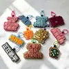 Llavero de fieltro no tejido con texto divertido, mercancía de apoyo a fans, literatura de celebridades, colgante de fieltro para mochila estilo ins