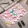 Alfombra de Barro Diatómico para Piso Alfombrilla de Baño Absorbente para Pies Felpudo de Entrada Patrón Personalizable Lavable