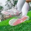 Chuteiras Profissionais de Futebol com Travas Longas para Meninas, Alunos do Ensino Fundamental, Treinamento de Competição, Chuteiras de Gramado para Meninas, Antiderrapante