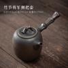 Olla de hierro esmaltado estilo japonés chapada en oro de lado a lado olla de cerámica casera vintage olla individual para té pequeña horizontal a horizontal juego de té kung fu cafetera