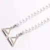 [Diretamente do Fabricante] Venda Quente Transfronteiriça Tiras de Sutiã de Metal com Pérolas Artificiais para DIY e Tiras de Sutiã para Lingerie Atacado