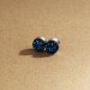 Clúster de Cristal Magnético Clip para Oreja Tendencia Hombres Viento Frío Diamante Brillante Pendientes Individuales Moda Hip Hop Viento Pendientes de Piedra Arenisca
