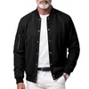 Chaqueta Aviador para Hombre de Ante Sintético 2026 Transfronteriza con Puños Elásticos, Botones de Presión, Cuello de Béisbol, Abrigo Casual Multicolor