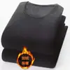 Ropa Térmica de Otoño Cepillada por Ambos Lados para Hombre, Ajuste Delgado, Forro de Polar, Capa Base Térmica Gruesa