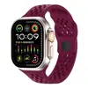 Salida de Fábrica Adecuado para Agujero de Correa de Apple Malla Transpirable Correa de Silicona Hebilla Inversa Correa Monocromática iwatch