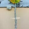 Venta directa del fabricante: Encaje de Ciempiés, Cinta Decorativa con Hilo Dorado y Plateado en Bucle, Ropa Infantil DIY Accesorios de Ropa Étnica Venta al por Mayor