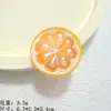 Frutas Simuladas Grandes y Pequeñas Rodajas de Kiwi Sandía Durazno Pegamento de Crema DIY Accesorios para el Cabello Llavero Accesorios de Resina