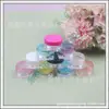 Tarro cuadrado crema 5g tarro negro crema tarro cuadrado transparente maquillaje 5ml estuche sombras ojos tarro esmalte uñas polvo tarro pomada