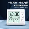 Termômetro higrômetro eletrônico de alta precisão para uso doméstico em ambientes internos, quarto de bebê, sala, temperatura ambiente, temperatura seca e úmida, higrômetro, despertador