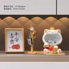 Luxo Leve de Alta Qualidade Pato Feliz Armazenamento de Chaves Decorações de Resina para Desktop Presentes de Inauguração de Casa Sala de Estar Decoração de Casa
