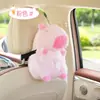 Caja de pañuelos creativa para coche, diseño colgante, temática de capibara, portapañuelos para coche, linda bolsa de pañuelos para coche