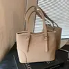 Bolsa tote transfronteiriça estilo japonês e coreano para mulheres, novo modelo 2026, grande capacidade, moderna, casual e com toque de luxo, adequada para o trabalho