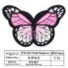 Pegatinas de tela bordadas con adhesivo termofusible de mariposas coloridas y hermosas de Lois, que se pueden coser y decorar con ropa y bolsos. Suministro de Amazon.
