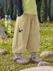 Pantalones largos casuales de algodón puro estilo montaña para niños Yourou, nueva ropa infantil otoño 2026, estilo primavera y otoño para niños pequeños