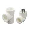 Gama completa de accesorios PPR: Accesorios PPR de fusión en caliente totalmente de plástico para tuberías de agua caliente y fría, incluyendo codos de 90 grados en ángulo recto y accesorios de 4 y 6 puntos